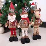 Kit 3 Bonecos Decoração Natal