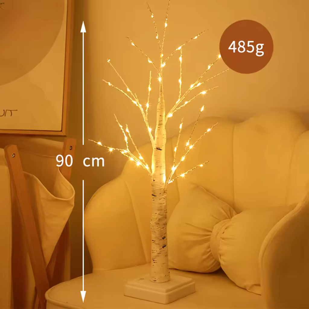 Árvore Luminosa de Bétula LED – Para Decoração de Ambientes e Eventos