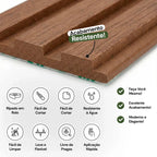 Kit Rolos de Paineis Ripados Autocolantes