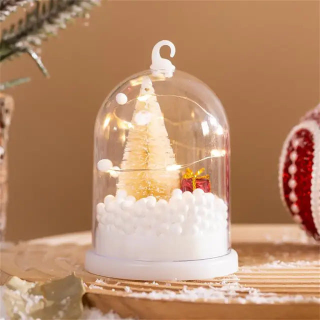 Globo de Neve Paisagem com Led 20CM